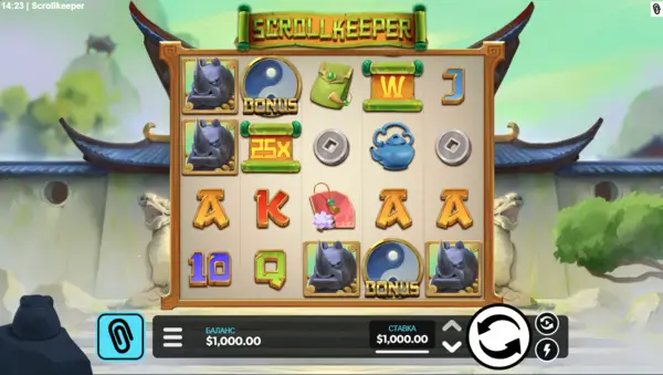 Slot machine Scroll Keeper